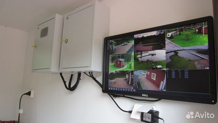 Видеонаблюдение за домом дачей коттеджем