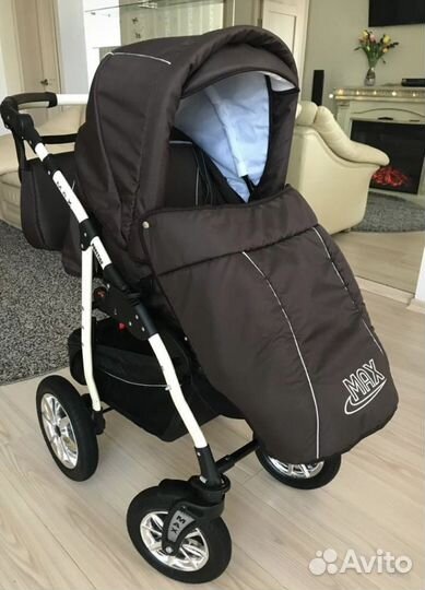 Коляска 3в1 Verdi max/ шоколадная
