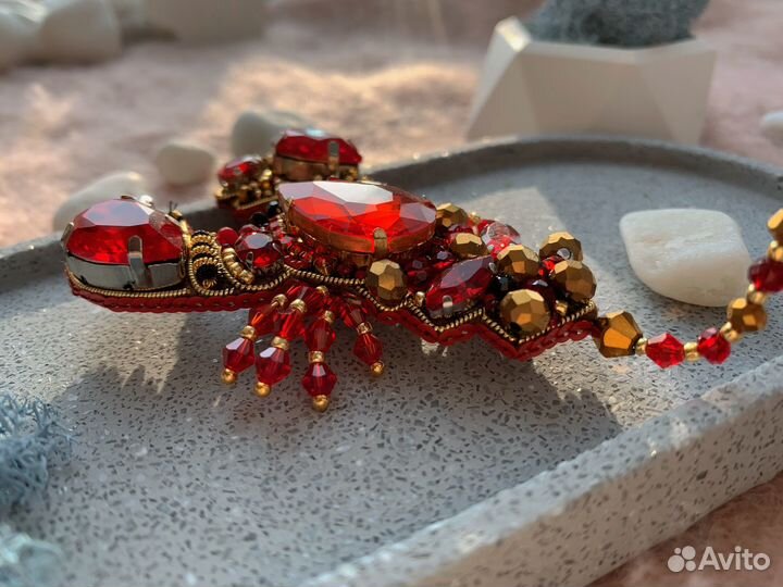 Брошь скорпион