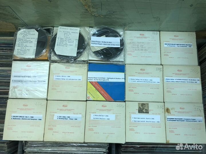 Катушки с Записью Свема,Славич Тасма - 550 и 375м