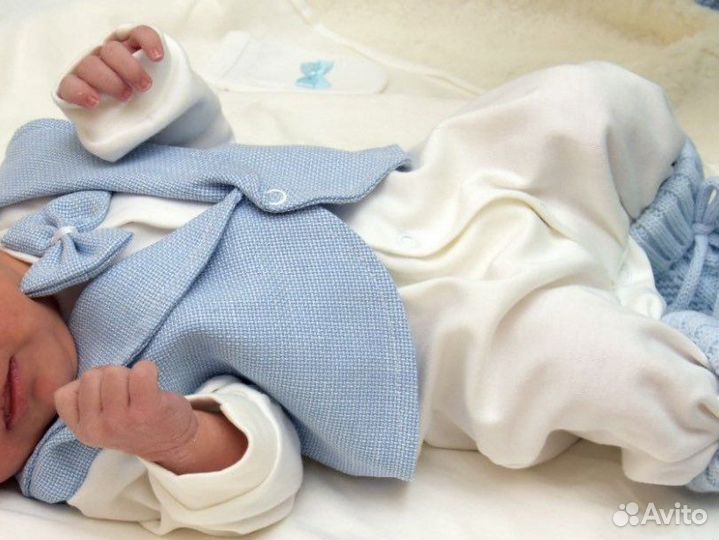 Конверт на выписку вязанный зима-весна