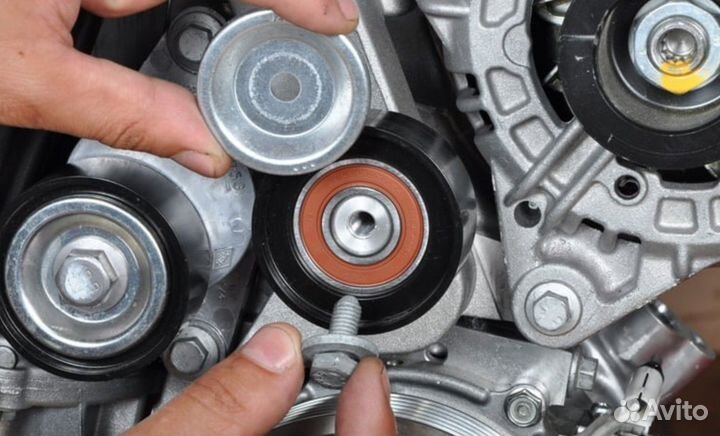 Замена приводн. ремня VW Touareg 2014-2018
