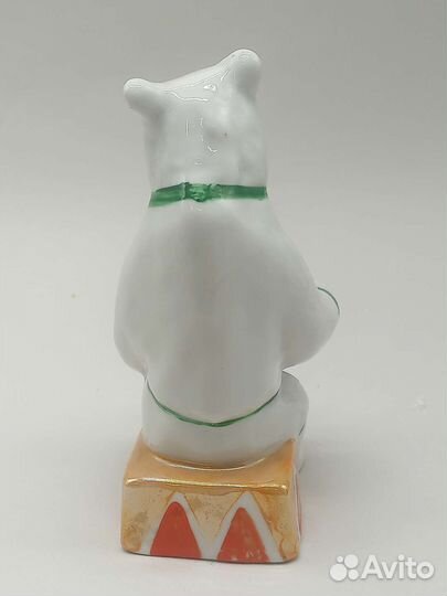 Медведь цирковой статуэтка Дулево СССР