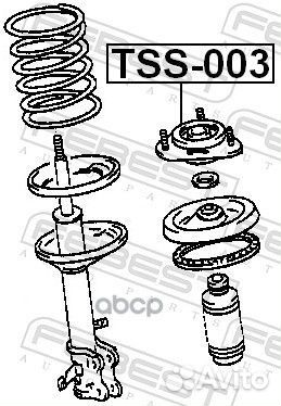 Опора амортизатора toyota corolla E10/E11 TSS-0