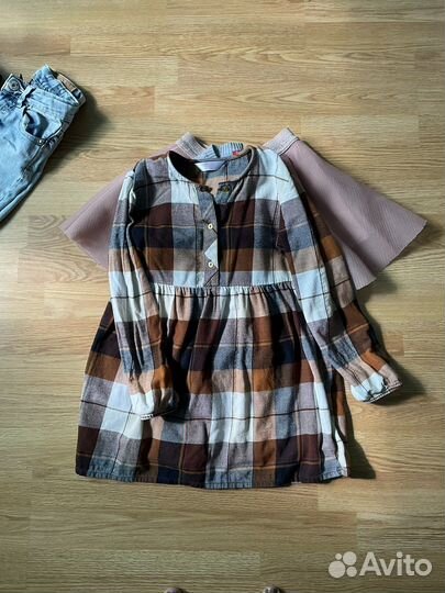 Вещи пакетом на девочку 116 zara, aqoola