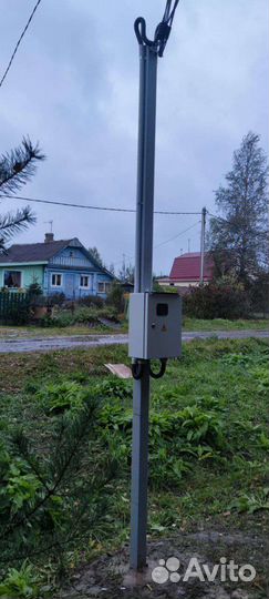 Электрик, Трубостойка, ввод в дом