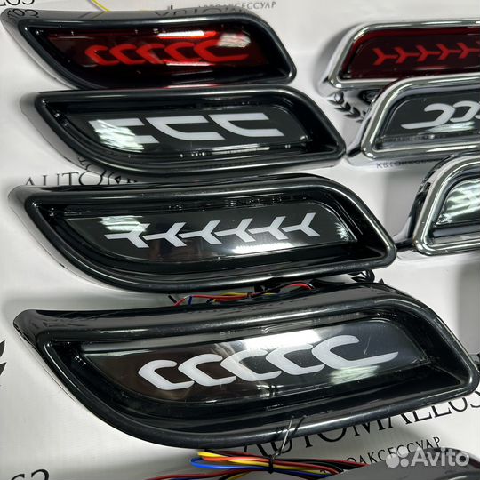 Катафоты priora 2 заднего бампера LED