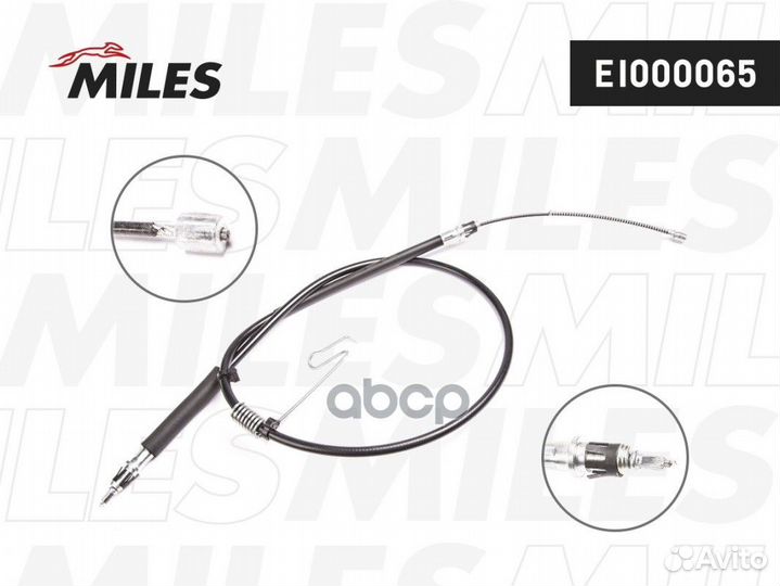 Трос стояночного тормоза левый ford transit 00