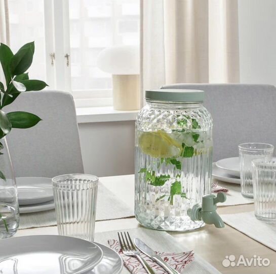 Лимонадница с краном IKEA