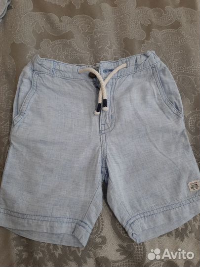 Рубашка zara и шорты h&m на мальчика 104 р