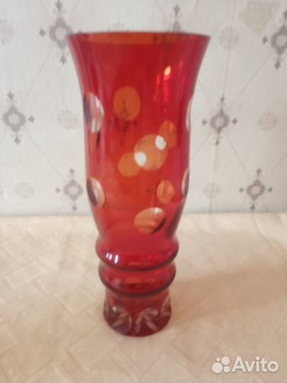 Вазы Цветное стекло. Ретро СССР