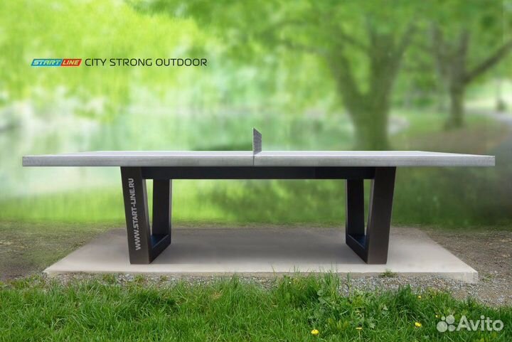 Теннисный стол City Strong Outdoor - бетонный анти