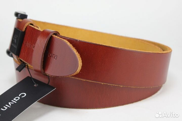 Мужской кожаный ремень 40 мм