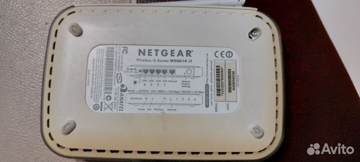 Wi-Fi Роутер Netgear WGR614 v9