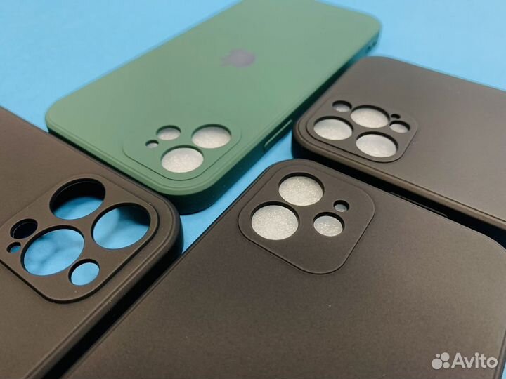 Чехлы square silicone на IPhone 12/12Pro