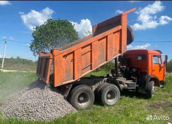 Щебень отсев песок земля торфогрунт навоз дрова