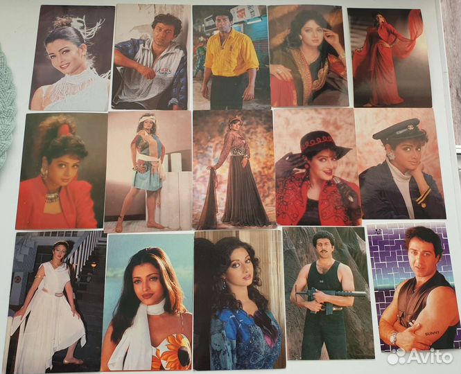 Открытки с индийскими актерами