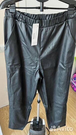 Новые брюки кожаные экокожа 56-58