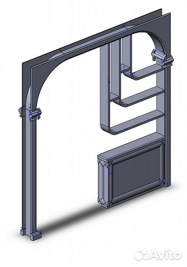 Арка декоративная с художественным оформлением