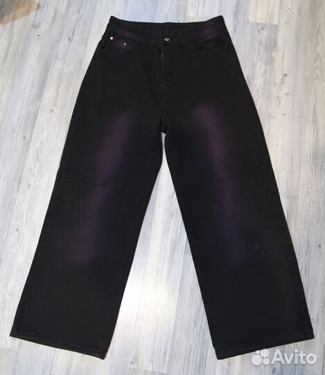 Джинсы женские широкие 44