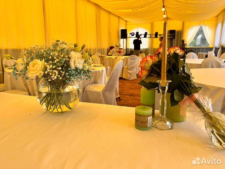 Коттедж/шатер для проведения свадьбы и мероприятий