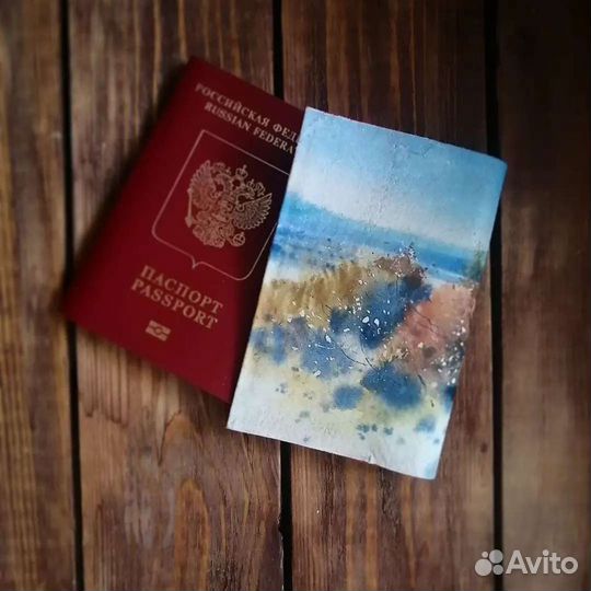 Кожаные обложки для паспорта ручной работы