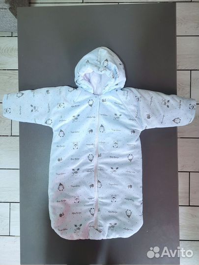 Комбинезон конверт на выписку для новорожденного