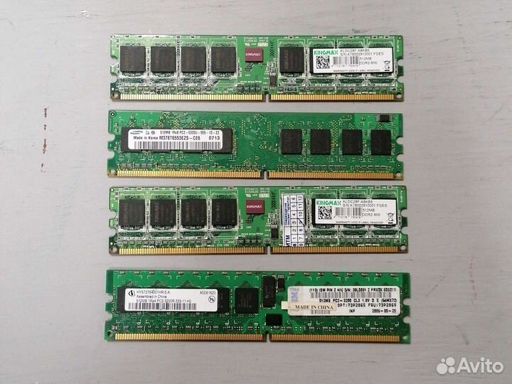 Оперативная память ddr2 512mb для пк