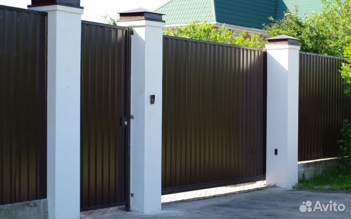Ворота откатные качественно прочные