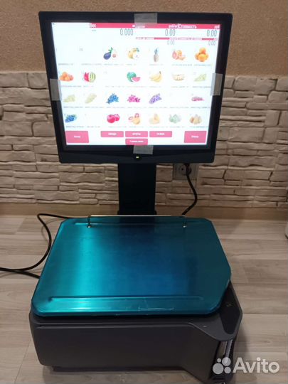Весы самообслуживания чекопечатающие новые
