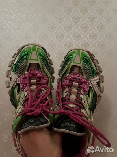 Balenciaga track 2 green pink