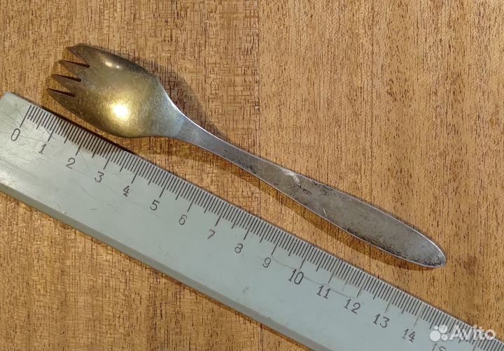 Лопатка для торта, ложки чайные серебро СССР