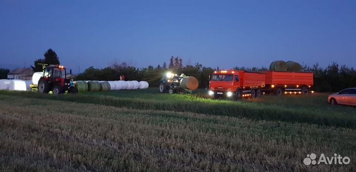 Сенаж в рулонах