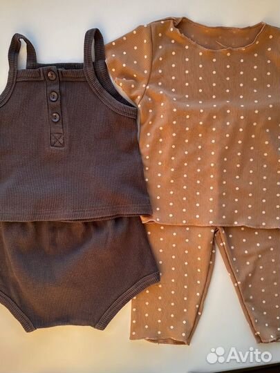 Пакет летних вещей для девочки 74-80