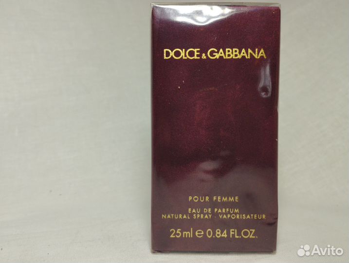 Dolce gabbana pour femme 25 ml