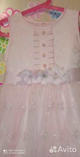 Нарядное платье для девочки 110 116