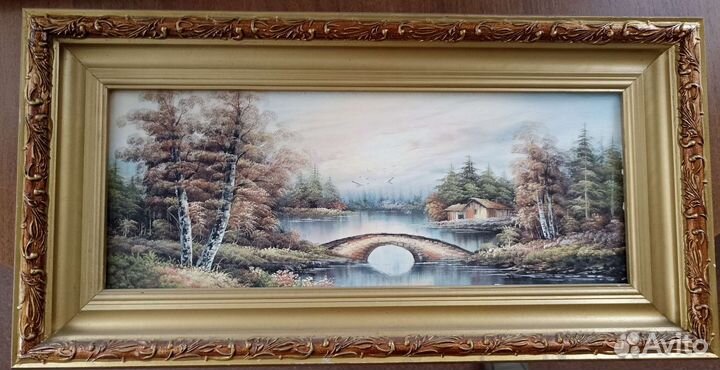 Картина в багетной рамке