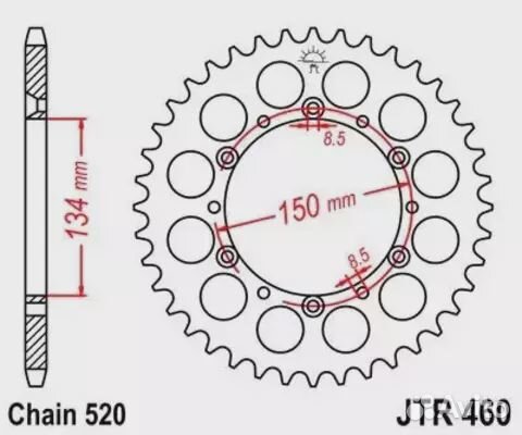 Звезда ведомая JTR460 53