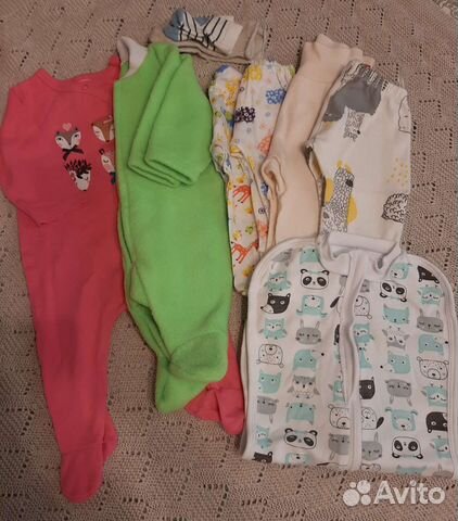 Детские вещи пакетом от 0 до 3