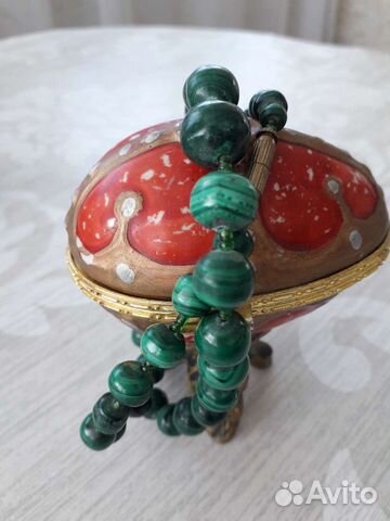 Бусы малахит.СССР