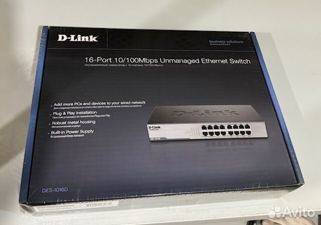 Коммутатор D-Link DES-1016D