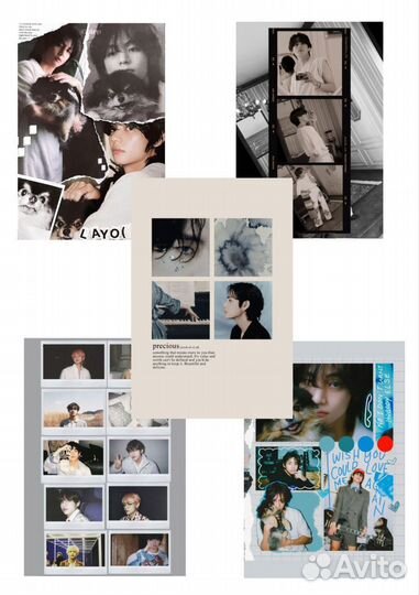 Блокнот Техен bts