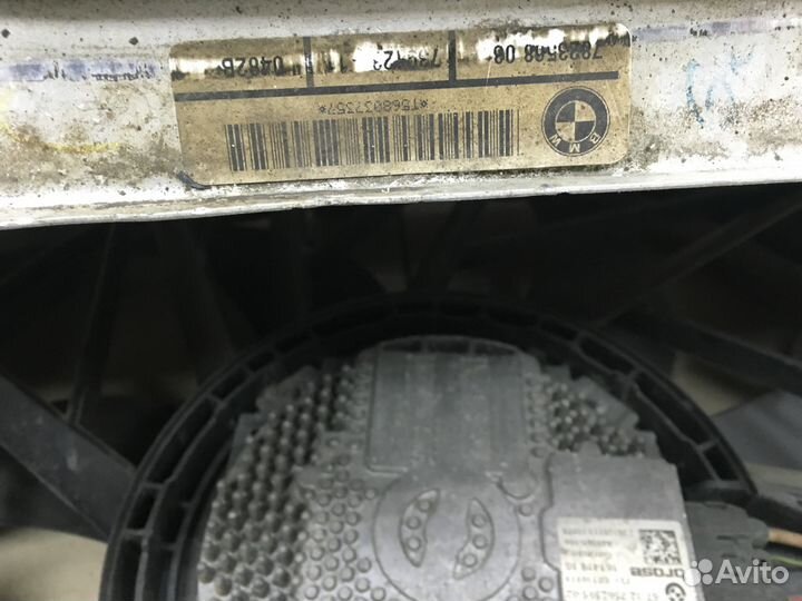 Радиатор вентилятор двс BMW F25 F26 X3 X4 30d 35d