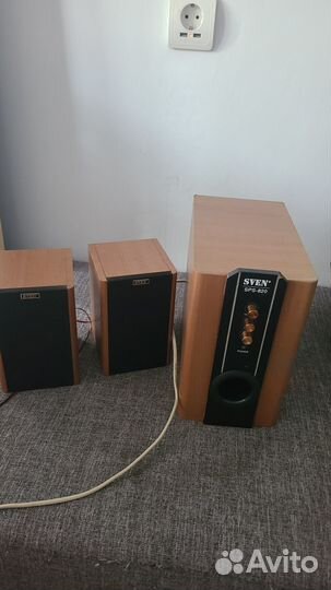 Сабвуфер sven 820с колонками