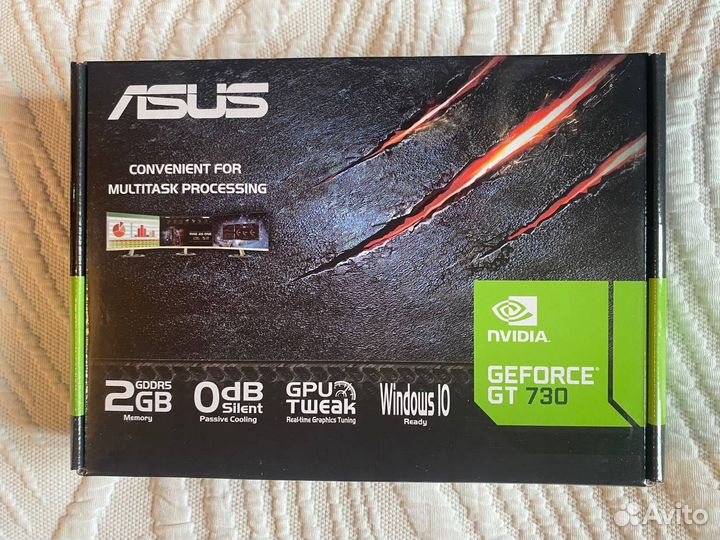 Видеокарта asus GeForce GT 730 2GB