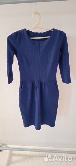 Платье женское синее