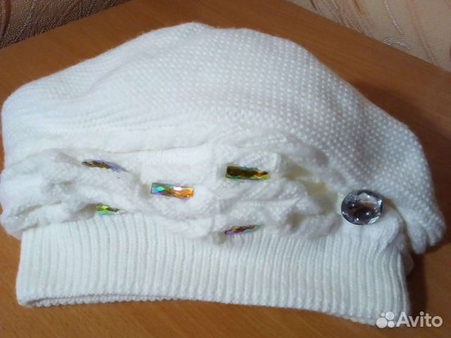 Берет женский белый