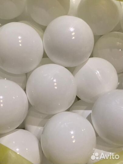Белые шарики в наборе 1000 штук