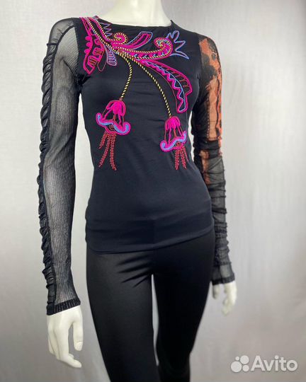 Лонгслив сетка, mesh top, yk2, barbi
