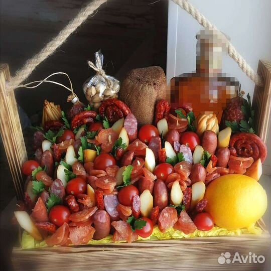 Вкусные мужские букеты